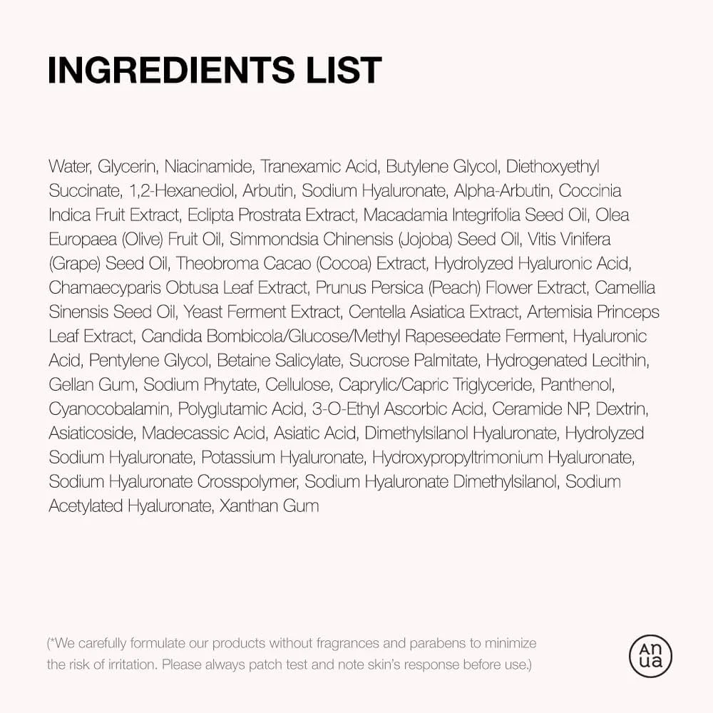 ANUA Niacinamide 10% + TXA 4% Serum