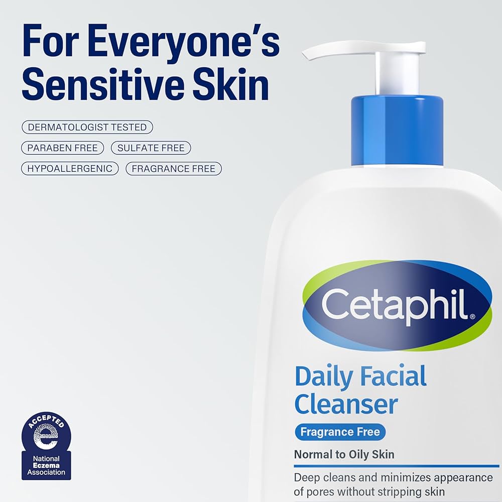Cetaphil Daily Facial Cleanser – Normal to Oily Skin