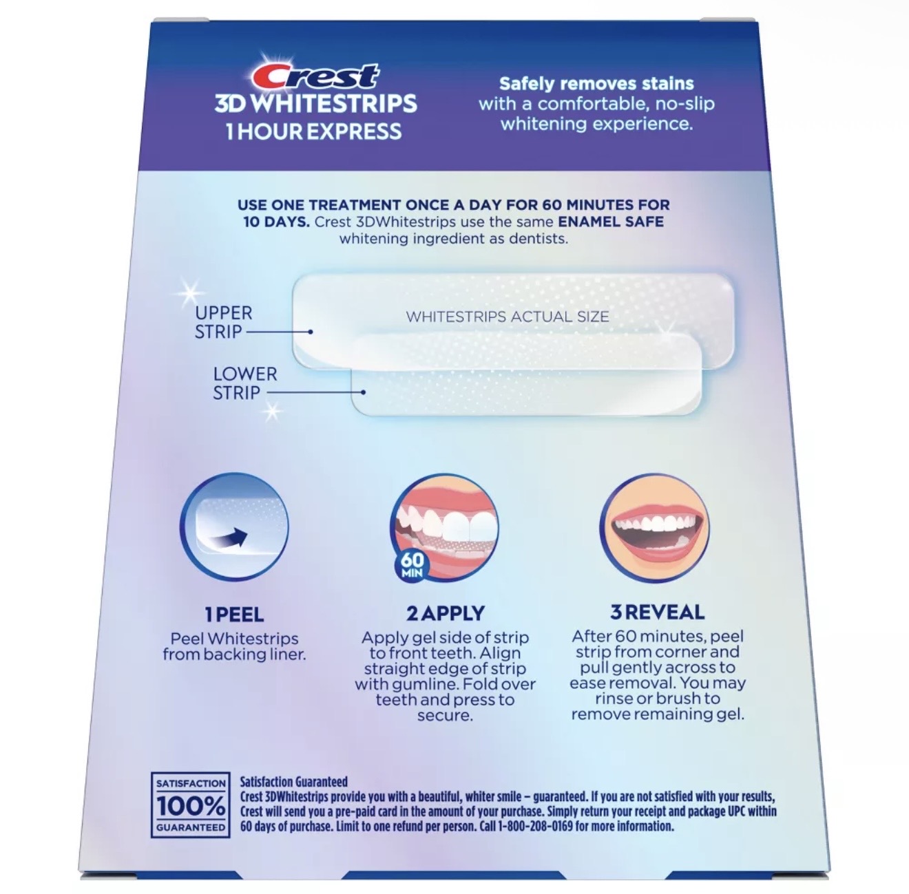 Crest 3D Whitestrips levels 12 whiter