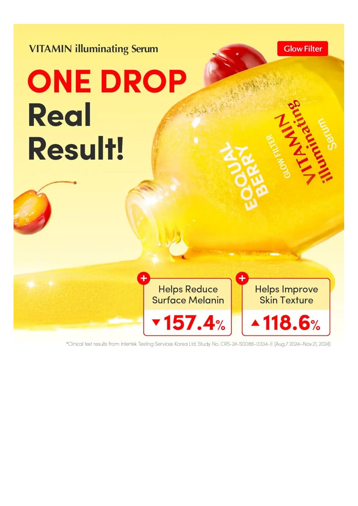 EQQUAL BERRY GLOW FILTER VITAMIN illuminating Serum