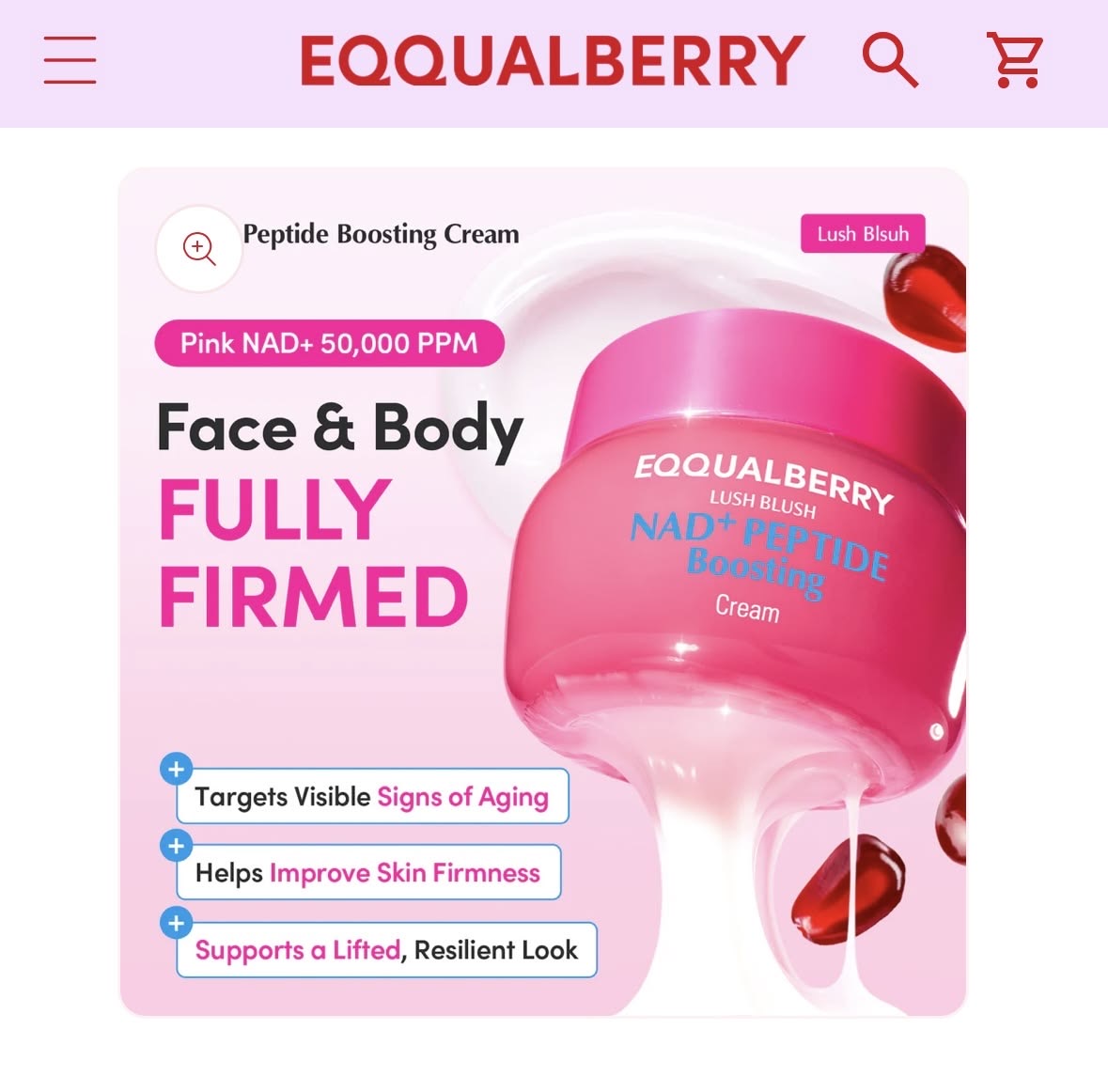 EQQUALBERRY NAD+ peptide