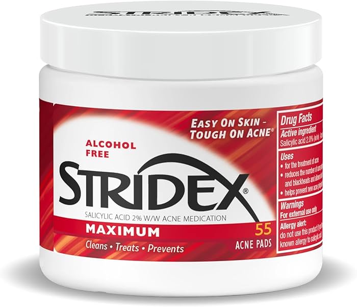 Stridex Medicated Acne Pads Maximum Strength (55 Count)